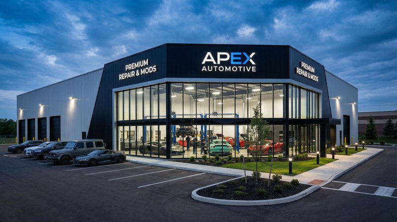 涩里番修车改装门店